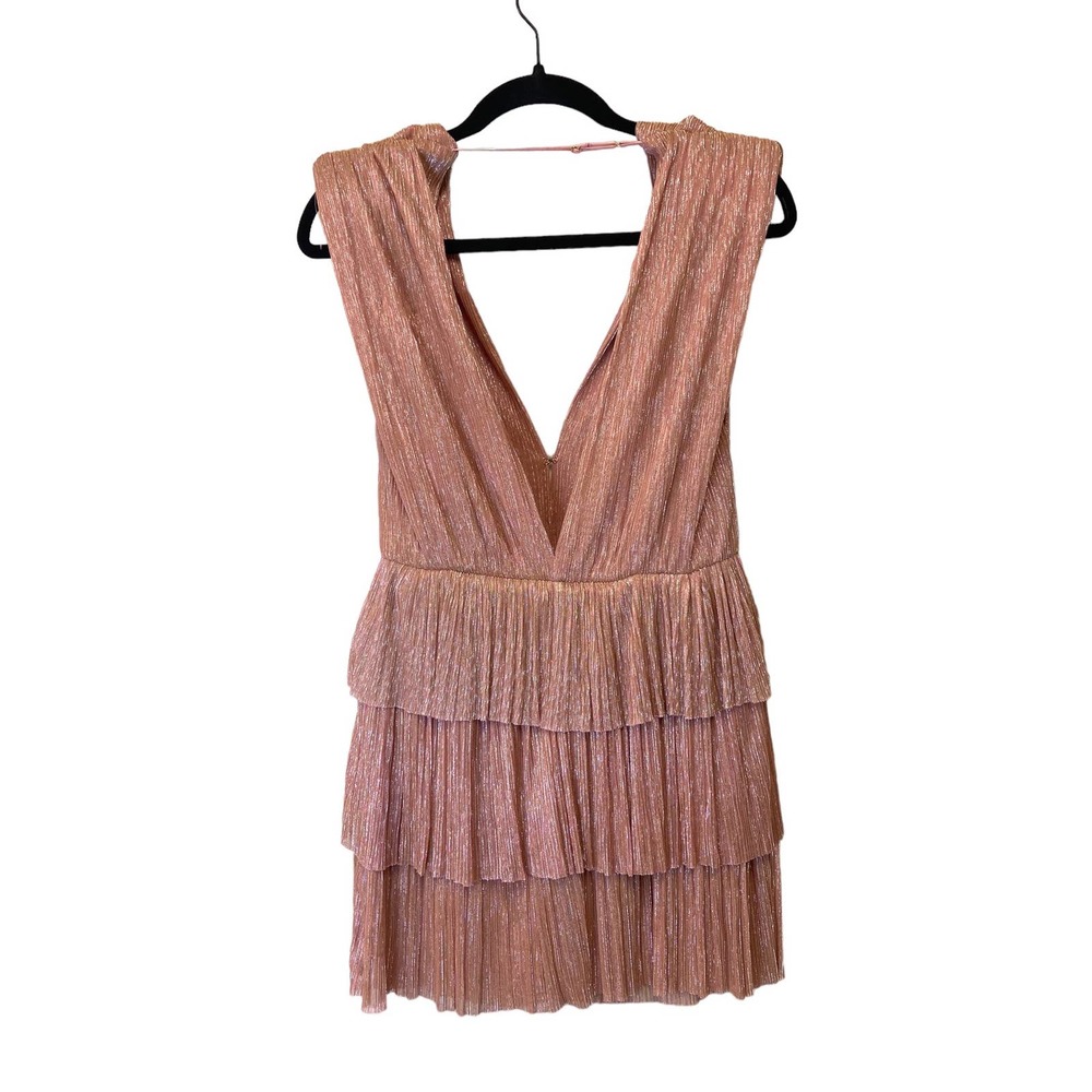 Sabina Musáyev Skylar Mini Dress Pink Lemonade Size M - Picture 7 of 13